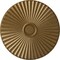 Ekena Millwork Shakuras Ceiling Medallion (For Canopies up to 5 1/2"), Hand-Painted Pale Gold, 29 1/2"OD x 2"P CM30SHPAS - alternate 1